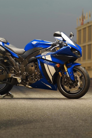 Fondo de pantalla Yamaha R1 Motorcycle 320x480