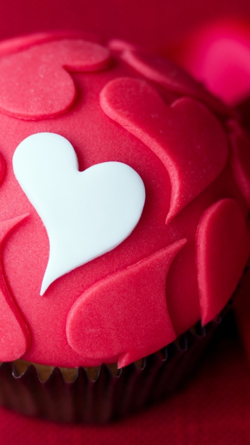 Das Love Cupcake Wallpaper 360x640