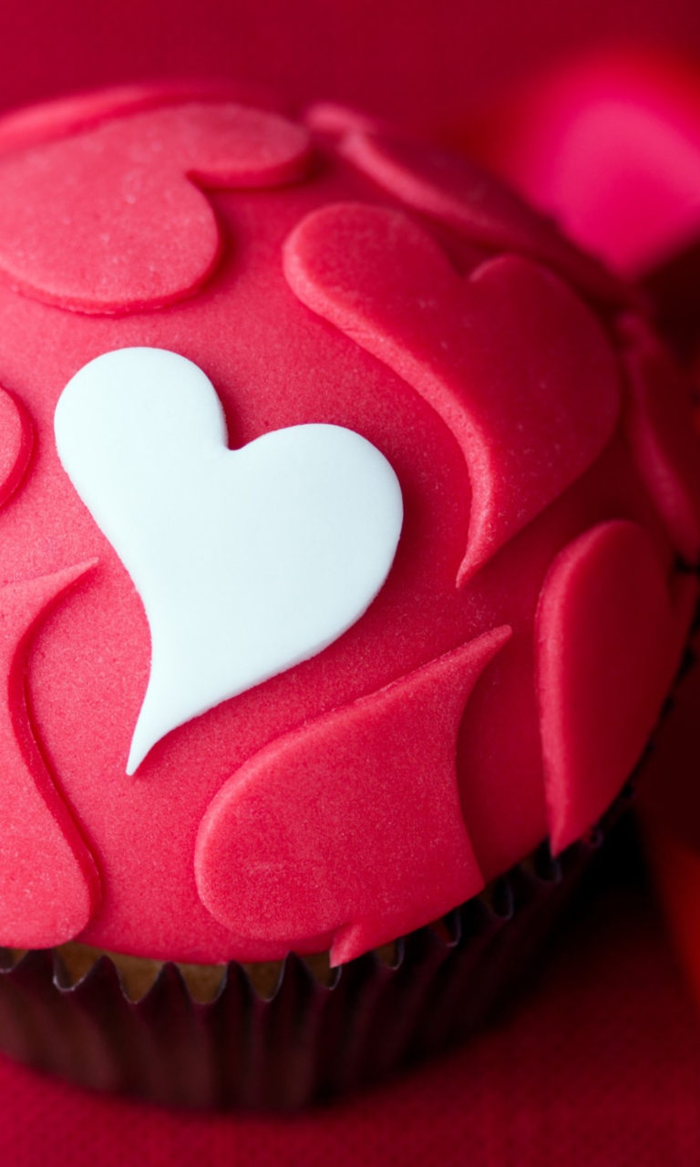 Обои Love Cupcake 768x1280