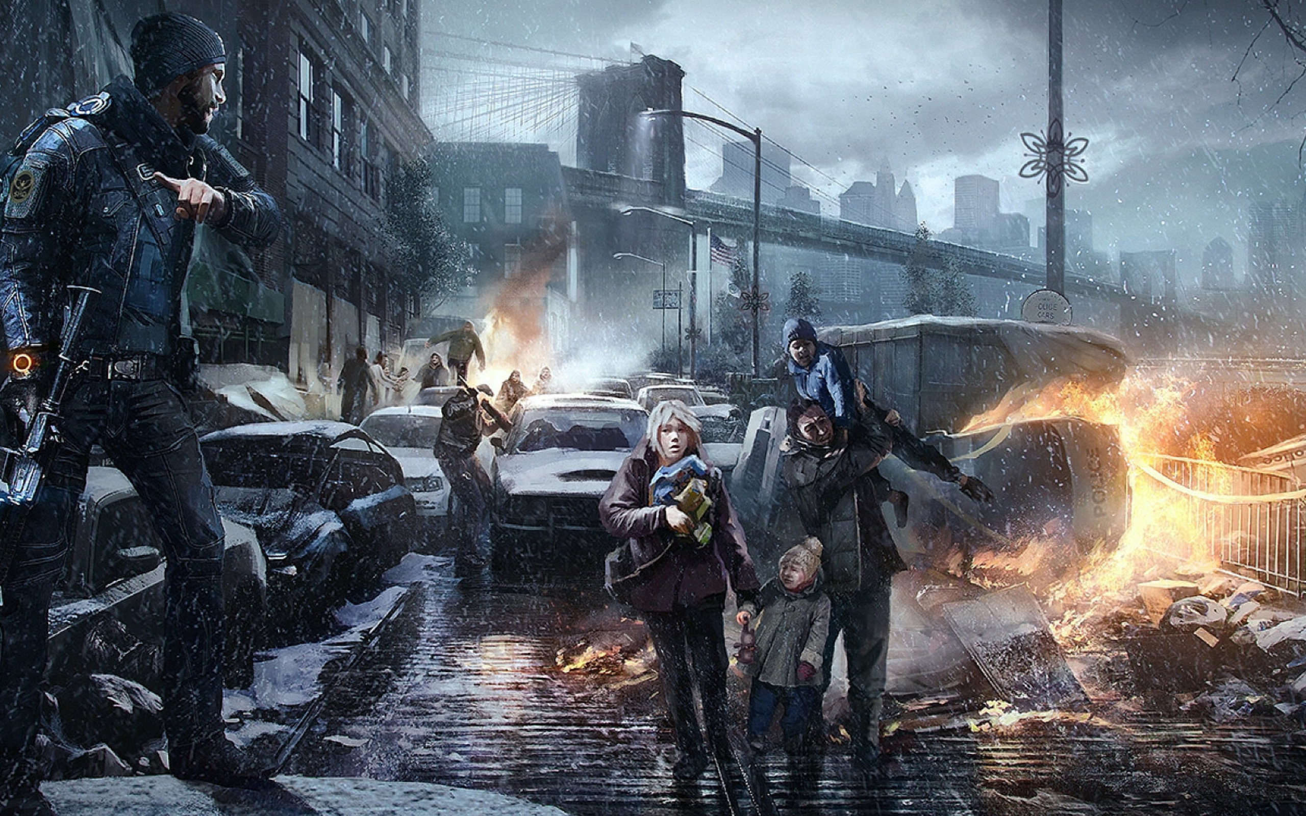 Tom clancys the division wallpaper 2560x1600