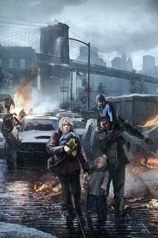 Tom clancys the division wallpaper 320x480