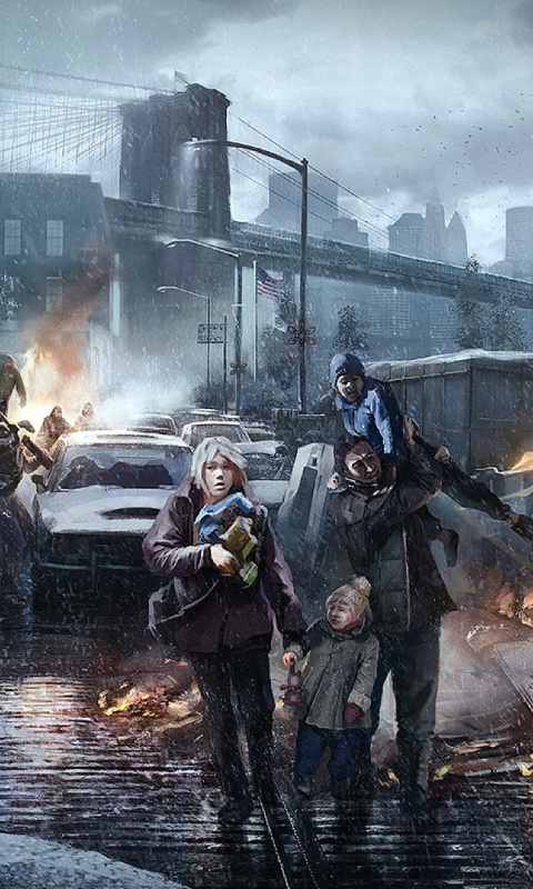 Tom clancys the division wallpaper 480x800