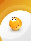 Screenshot №1 pro téma Orange Friendship Smiley 132x176