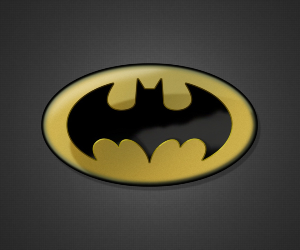 Das Batman Logo Wallpaper 960x800