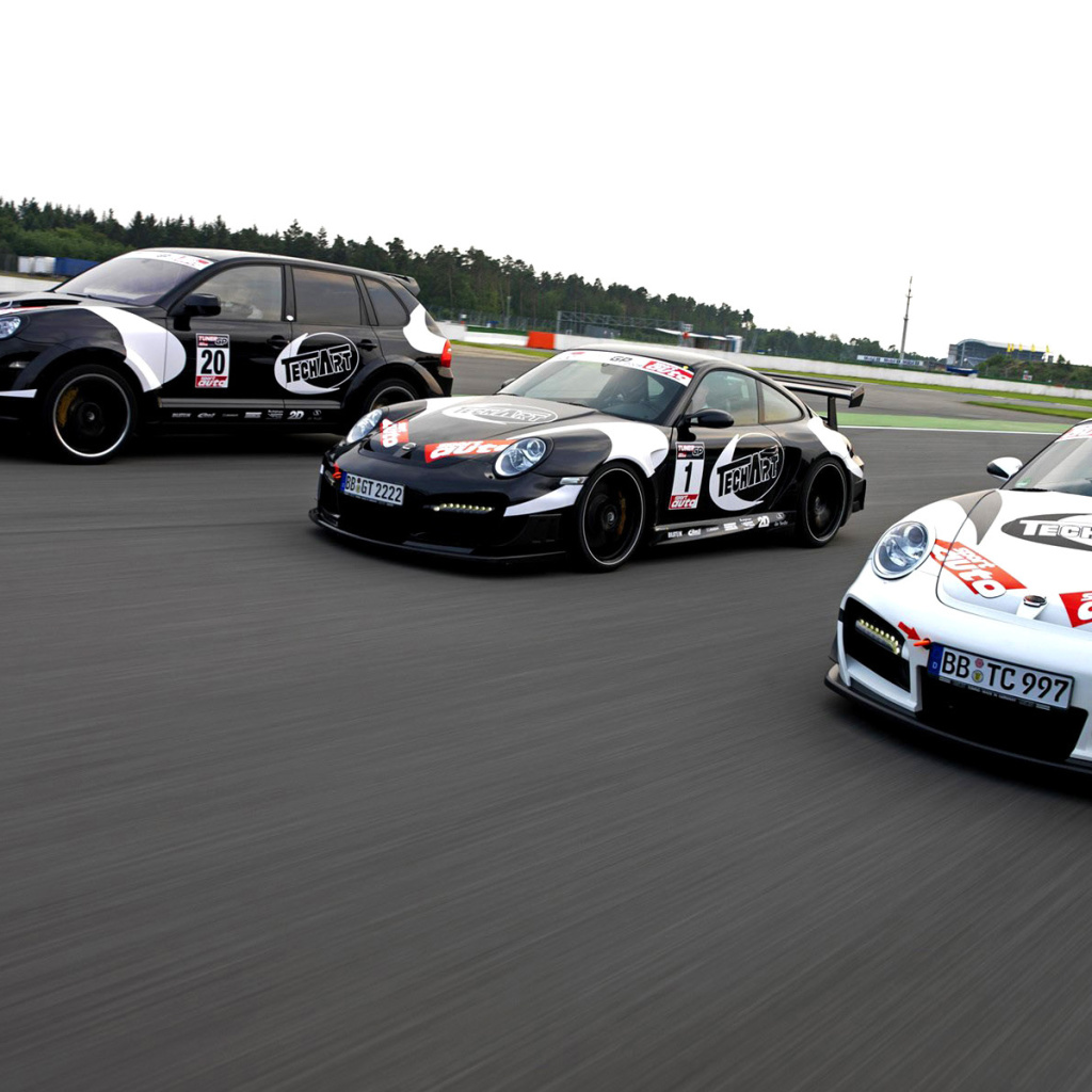 Das Porsche Racing Wallpaper 1024x1024