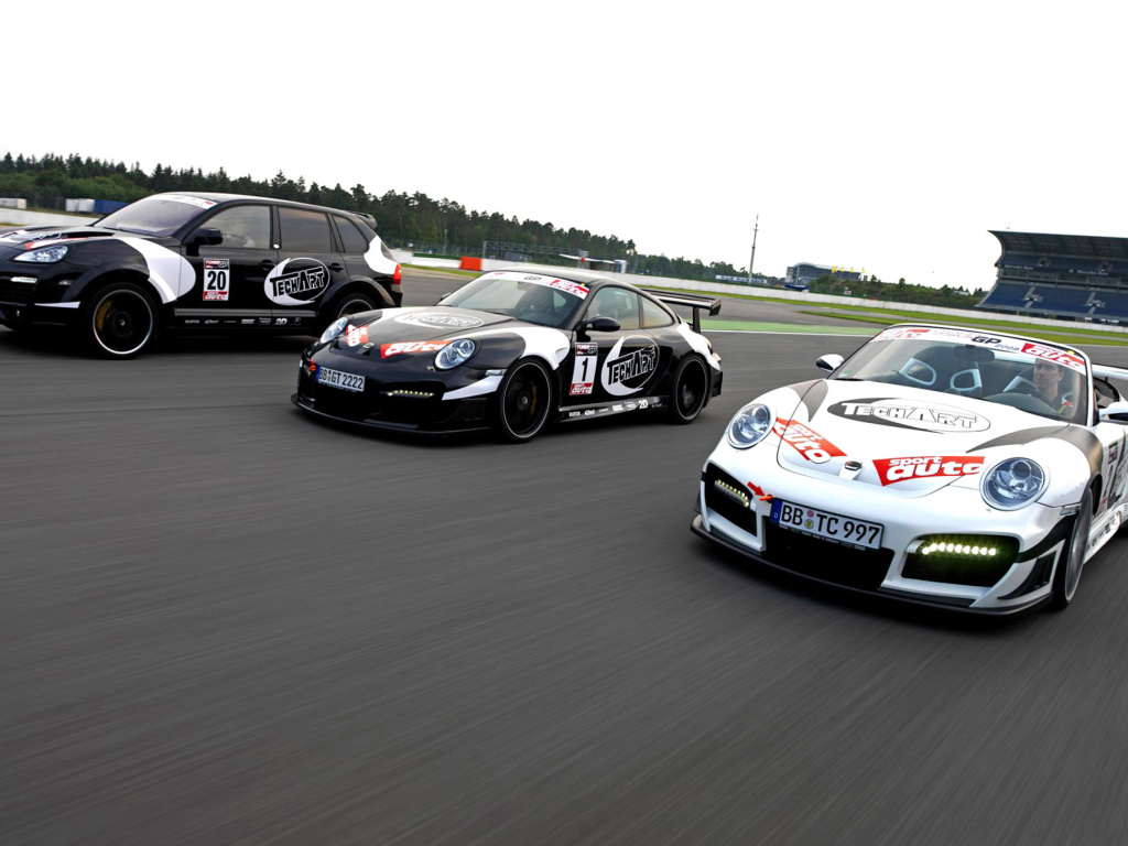 Fondo de pantalla Porsche Racing 1024x768