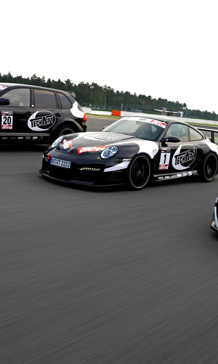 Fondo de pantalla Porsche Racing 768x1280