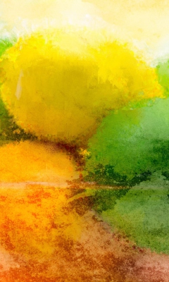 Sfondi Lemon And Lime Abstract 240x400