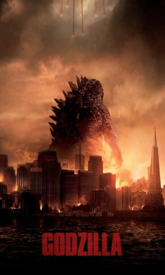 Das 2014 Godzilla Wallpaper 240x400