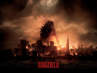 Das 2014 Godzilla Wallpaper 320x240
