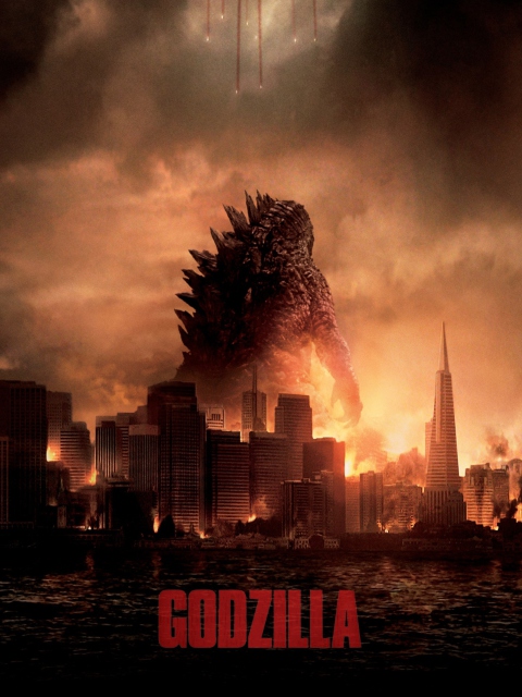 2014 Godzilla wallpaper 480x640