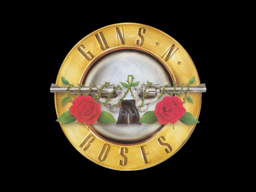 Fondo de pantalla Guns N Roses Logo 1024x768