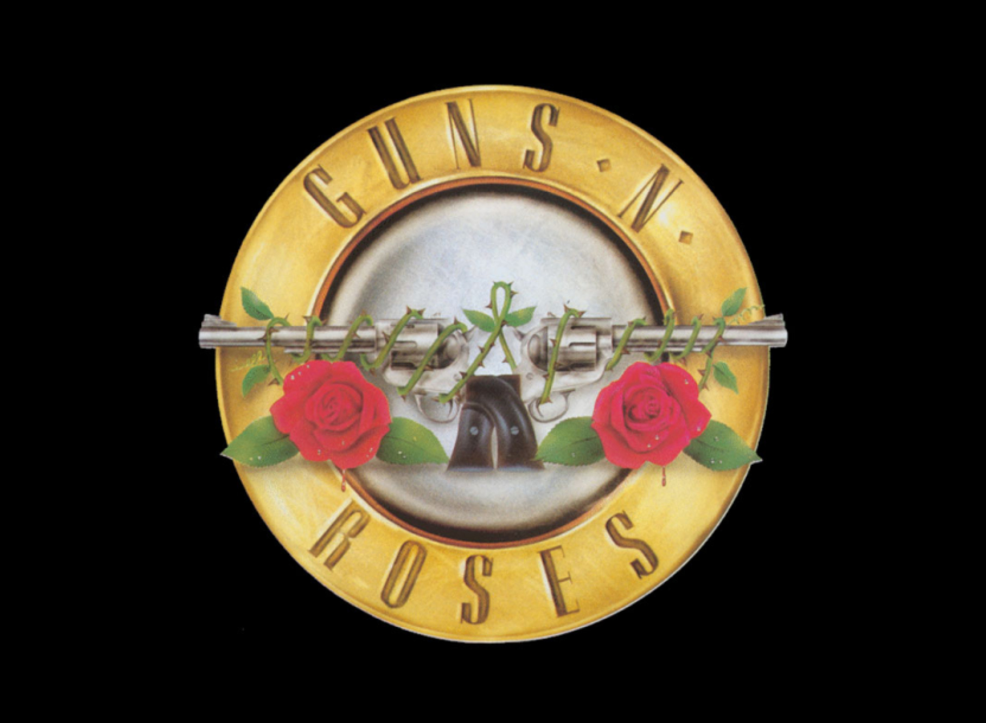Das Guns N Roses Logo Wallpaper 1920x1408