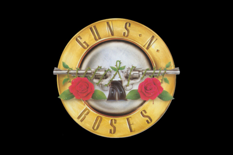 Guns N Roses Logo wallpaper 480x320