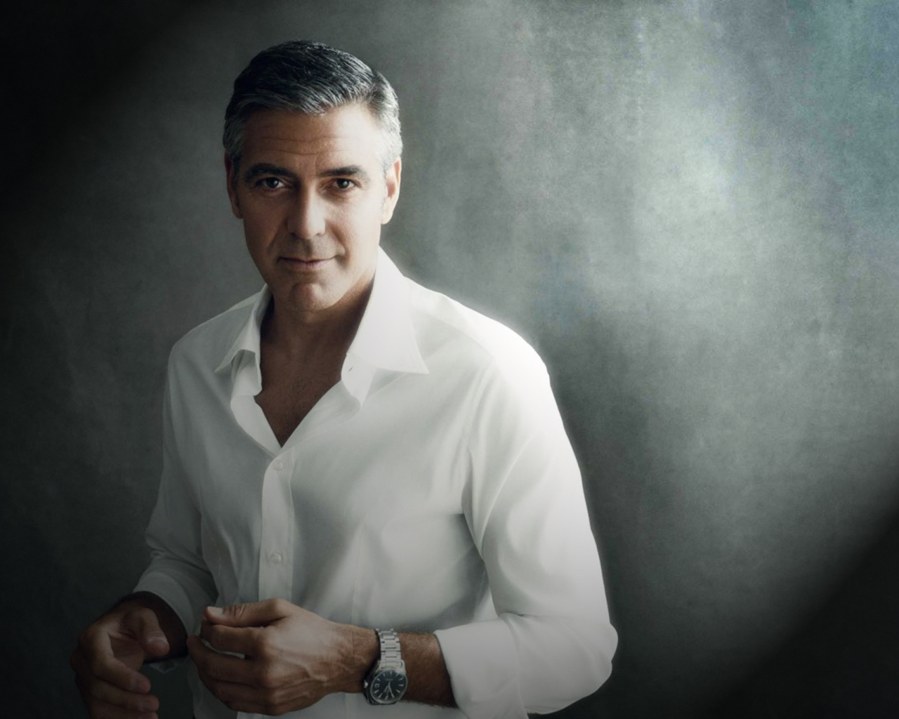 Fondo de pantalla George Clooney 1280x1024
