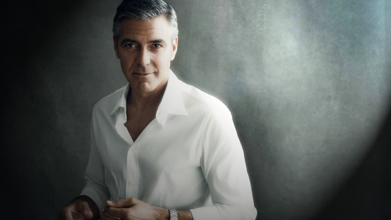 George Clooney wallpaper 1366x768
