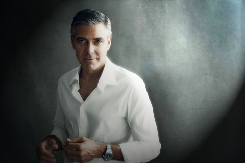 Fondo de pantalla George Clooney 480x320