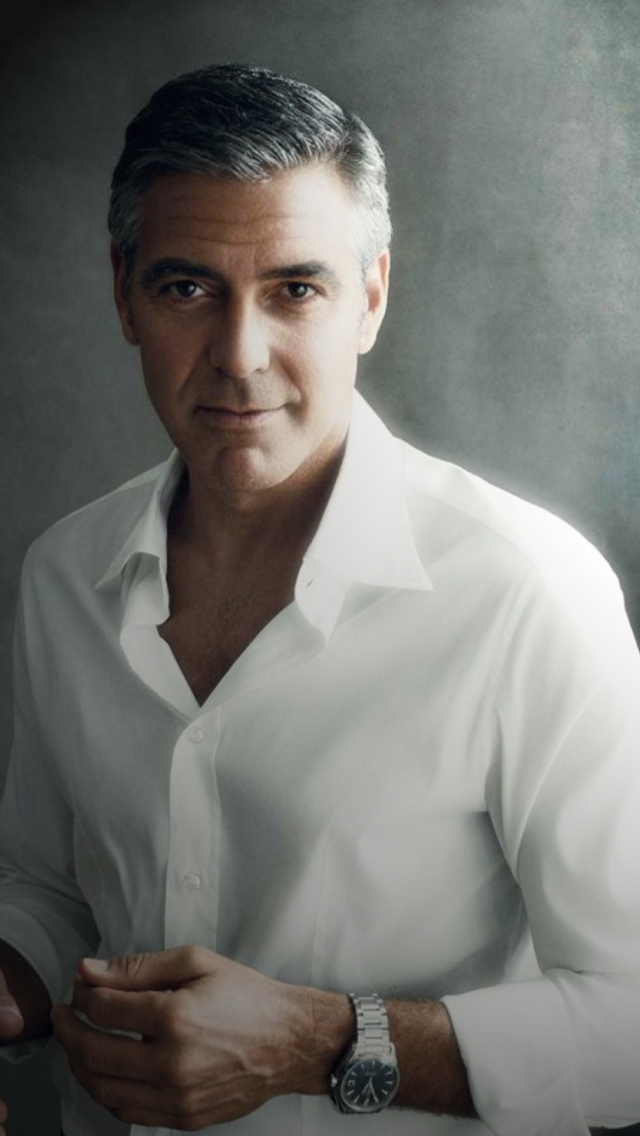 Das George Clooney Wallpaper 640x1136