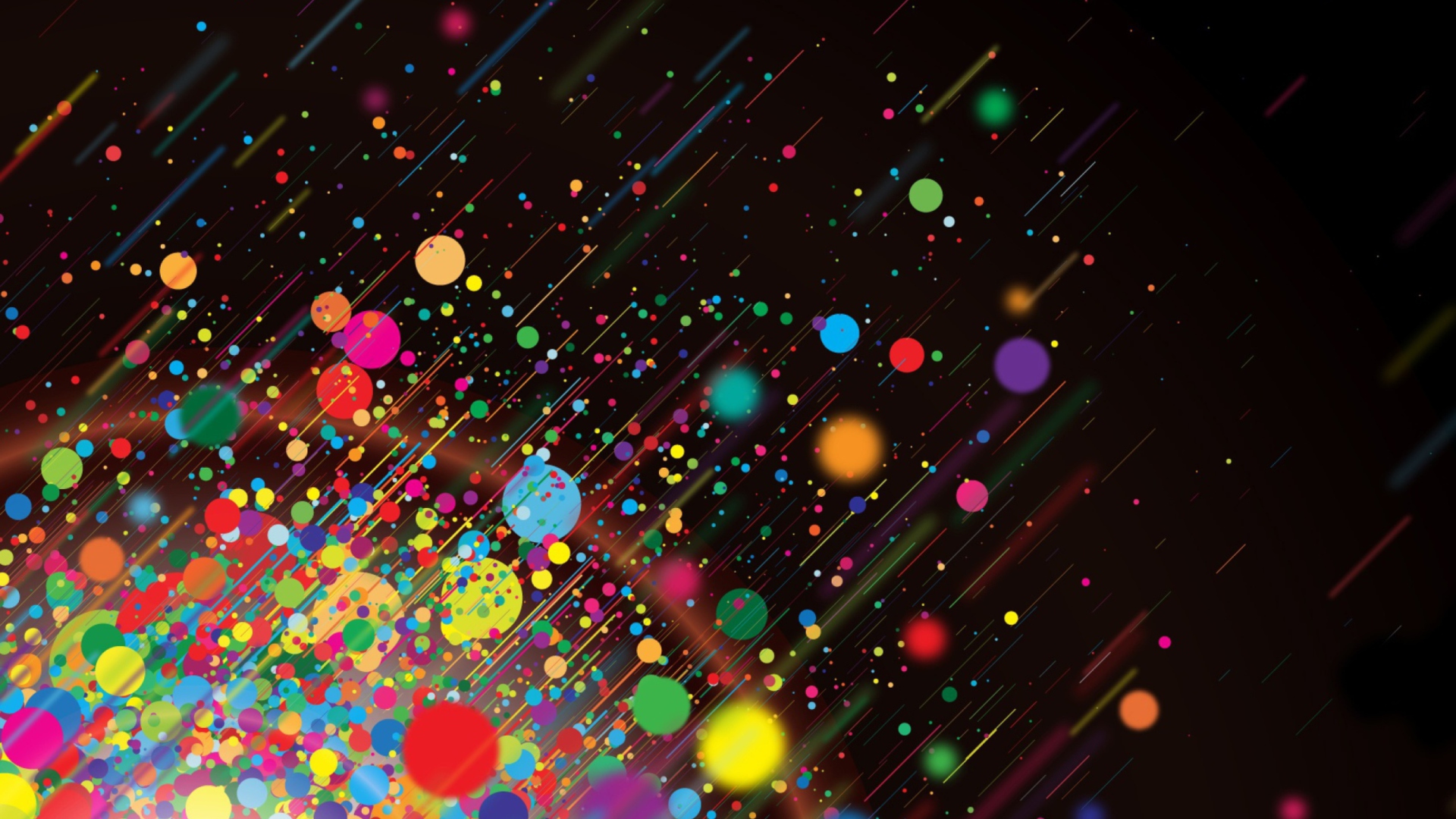 Colorful Circles Abstract screenshot #1 1920x1080