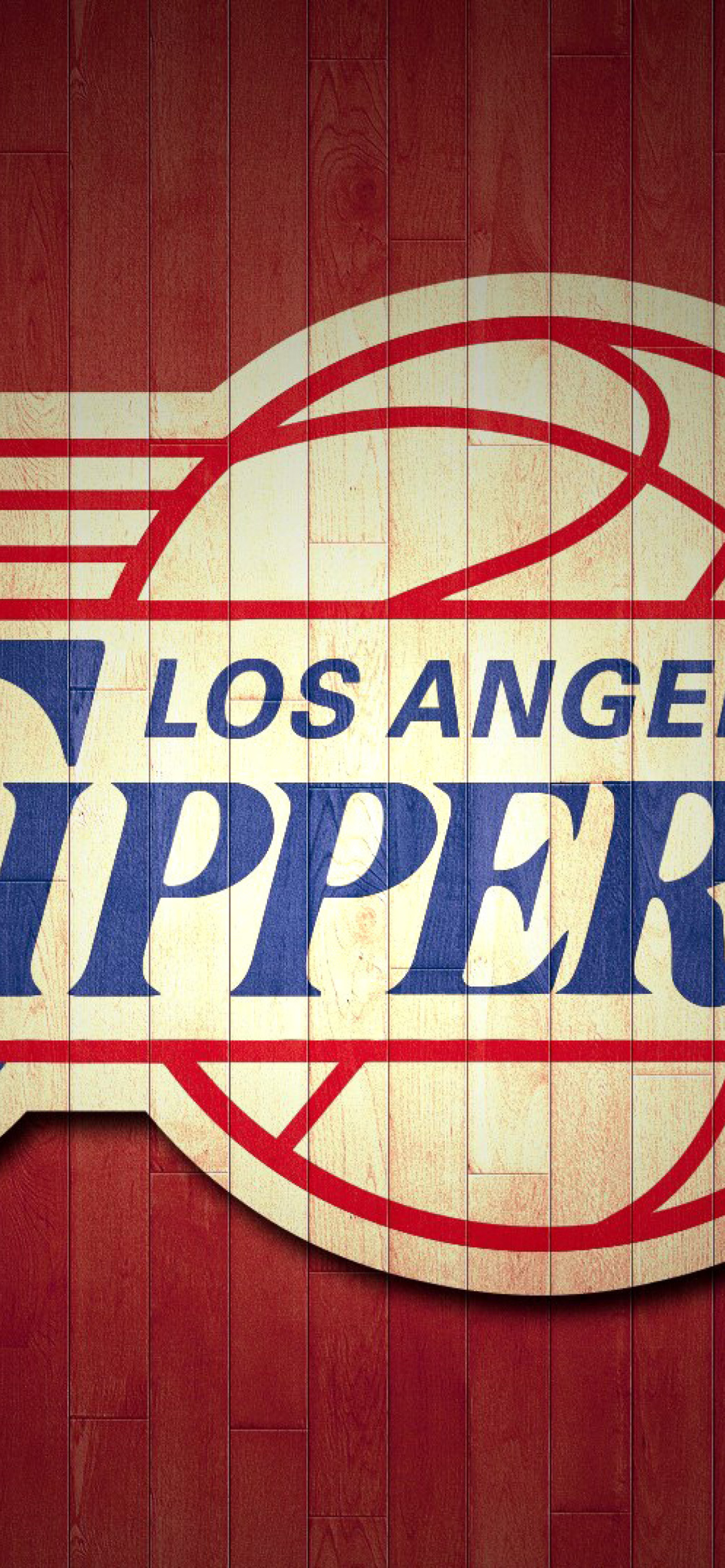 Fondo de pantalla Los Angeles Clippers Logo 1170x2532