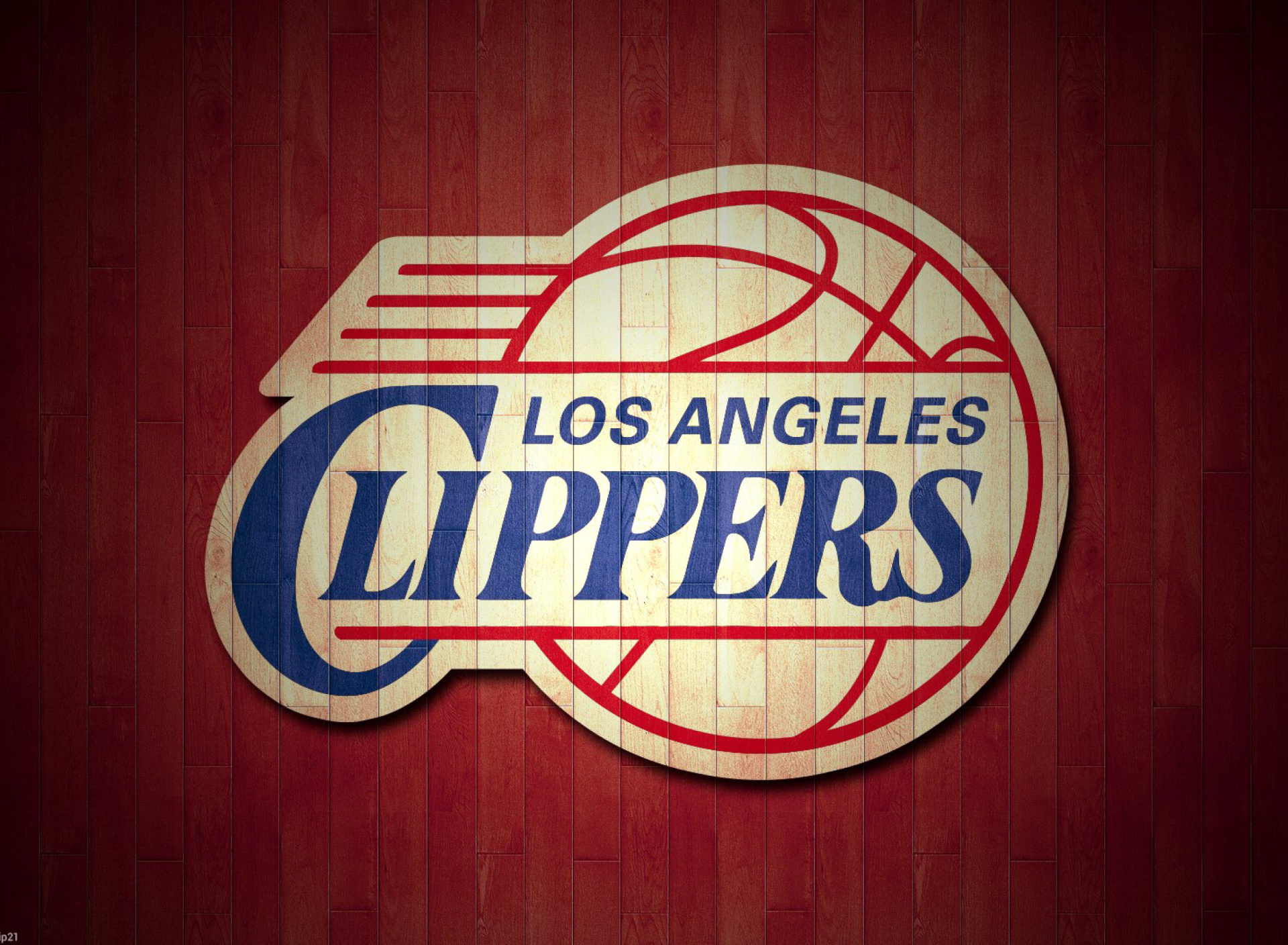 Das Los Angeles Clippers Logo Wallpaper 1920x1408