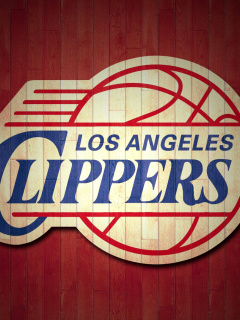 Das Los Angeles Clippers Logo Wallpaper 240x320