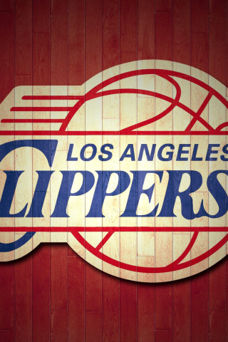 Das Los Angeles Clippers Logo Wallpaper 320x480