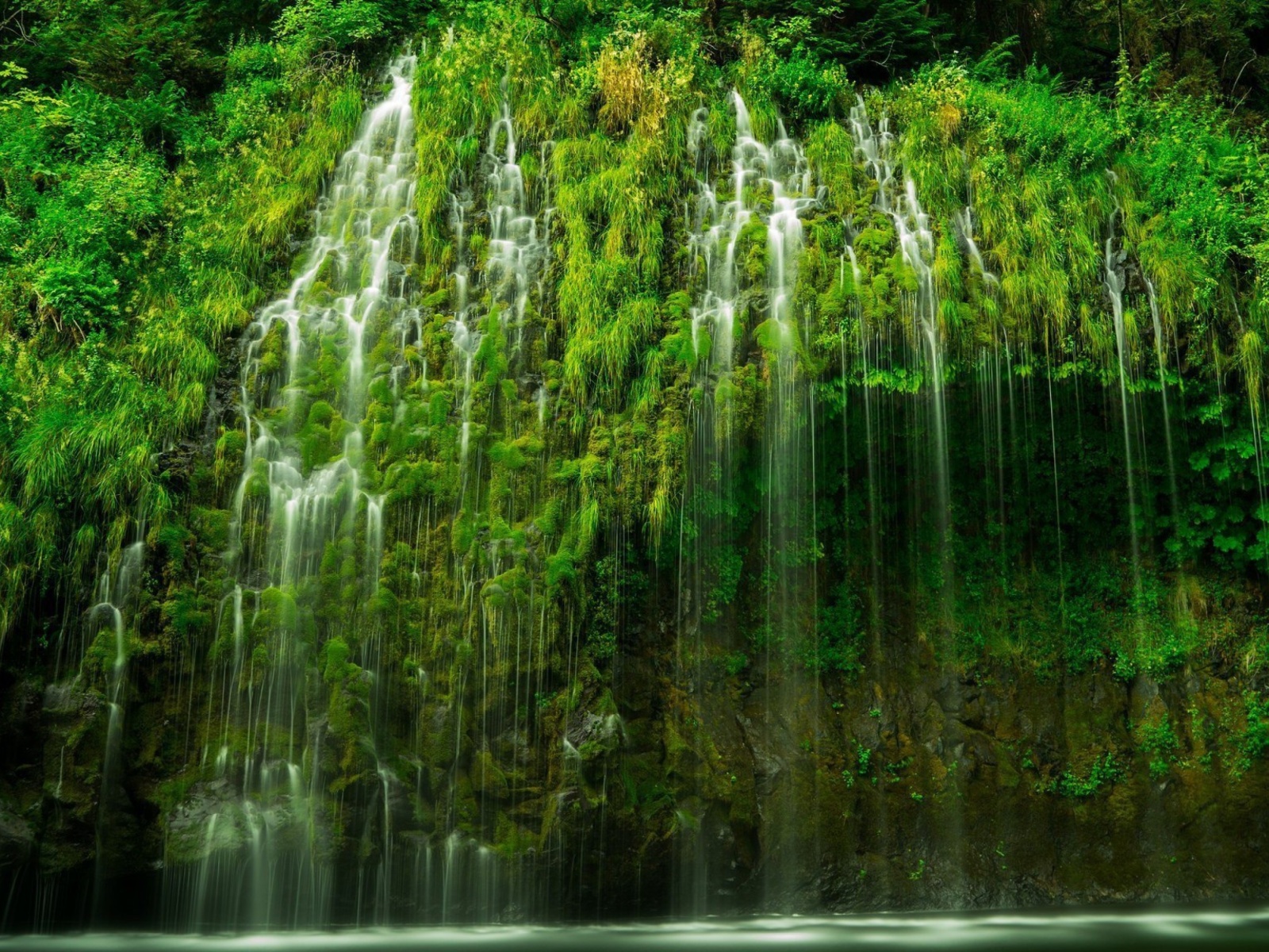 Fondo de pantalla Waterfll in National Park 1600x1200