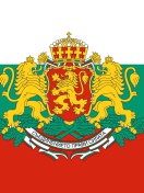 Das Bulgaria Gerb and Flag Wallpaper 132x176