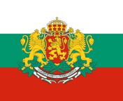 Das Bulgaria Gerb and Flag Wallpaper 176x144