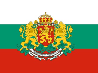 Fondo de pantalla Bulgaria Gerb and Flag 320x240