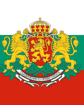 Bulgaria Gerb and Flag Picture for 240x320