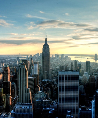 Empire State City sfondi gratuiti per iPhone 6 Plus