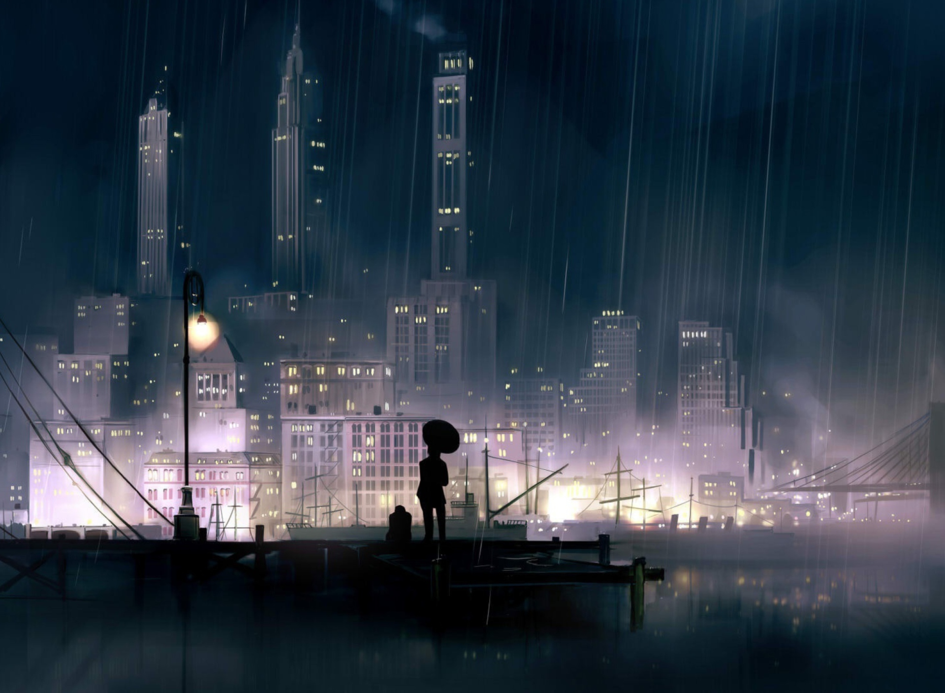 Rainy City screenshot #1 1920x1408