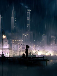 Rainy City screenshot #1 240x320