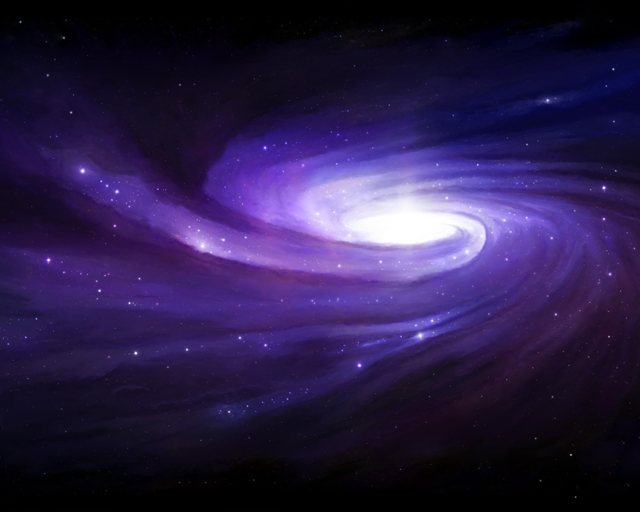 Fondo de pantalla Violet Nebula 1280x1024