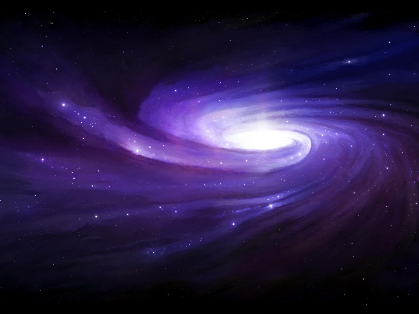 Screenshot №1 pro téma Violet Nebula 1400x1050