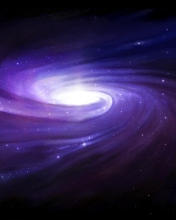 Sfondi Violet Nebula 176x220