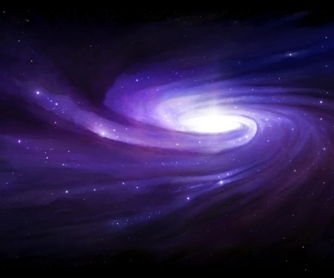 Fondo de pantalla Violet Nebula 480x400