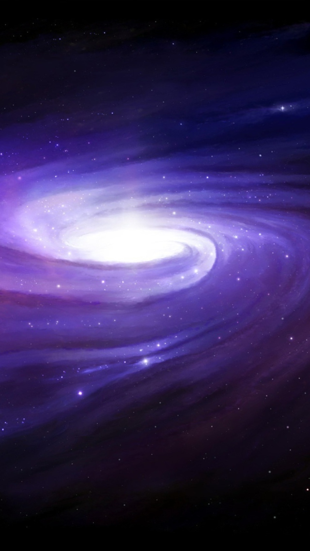Das Violet Nebula Wallpaper 640x1136