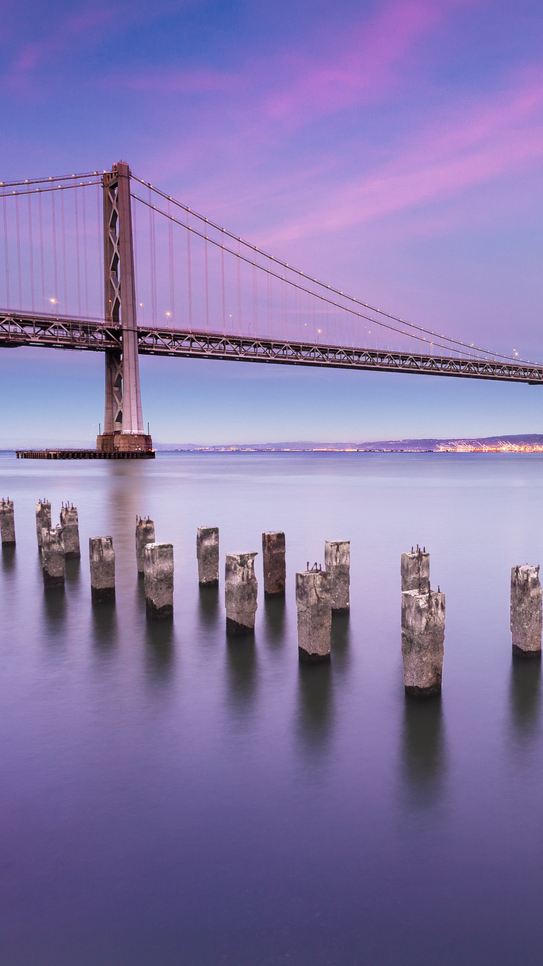 San Francisco Bay Bridge wallpaper 1080x1920