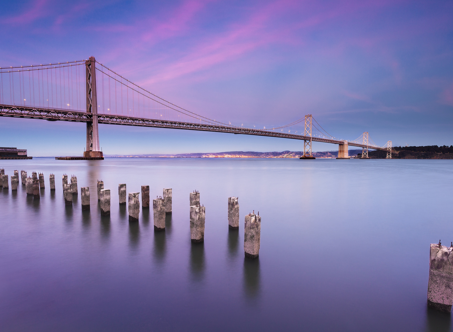 Обои San Francisco Bay Bridge 1920x1408