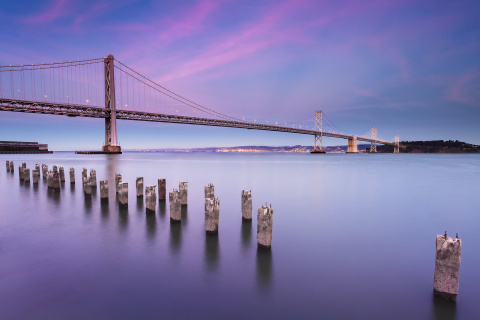 Sfondi San Francisco Bay Bridge 480x320