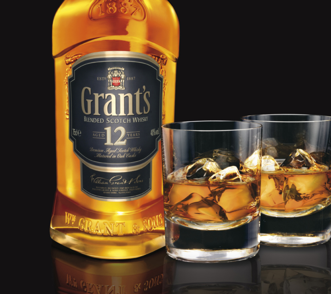 Обои Grants Whisky 1080x960