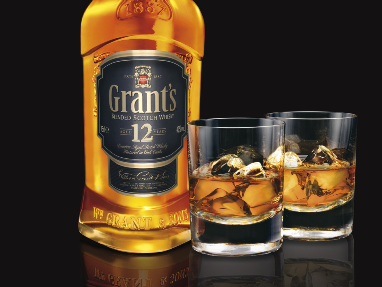 Обои Grants Whisky 1280x960