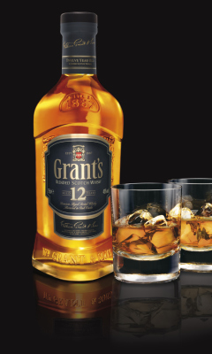 Das Grants Whisky Wallpaper 240x400