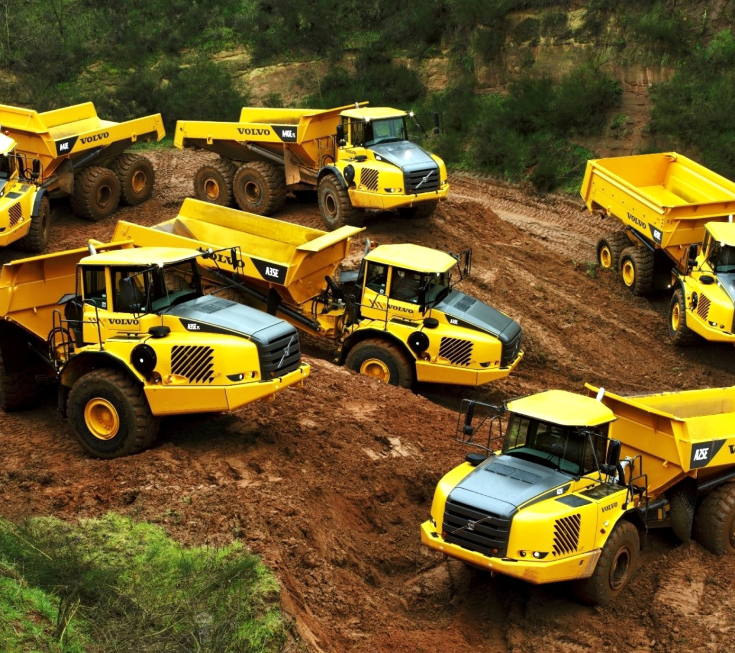 Fondo de pantalla Volvo Tippers 1440x1280