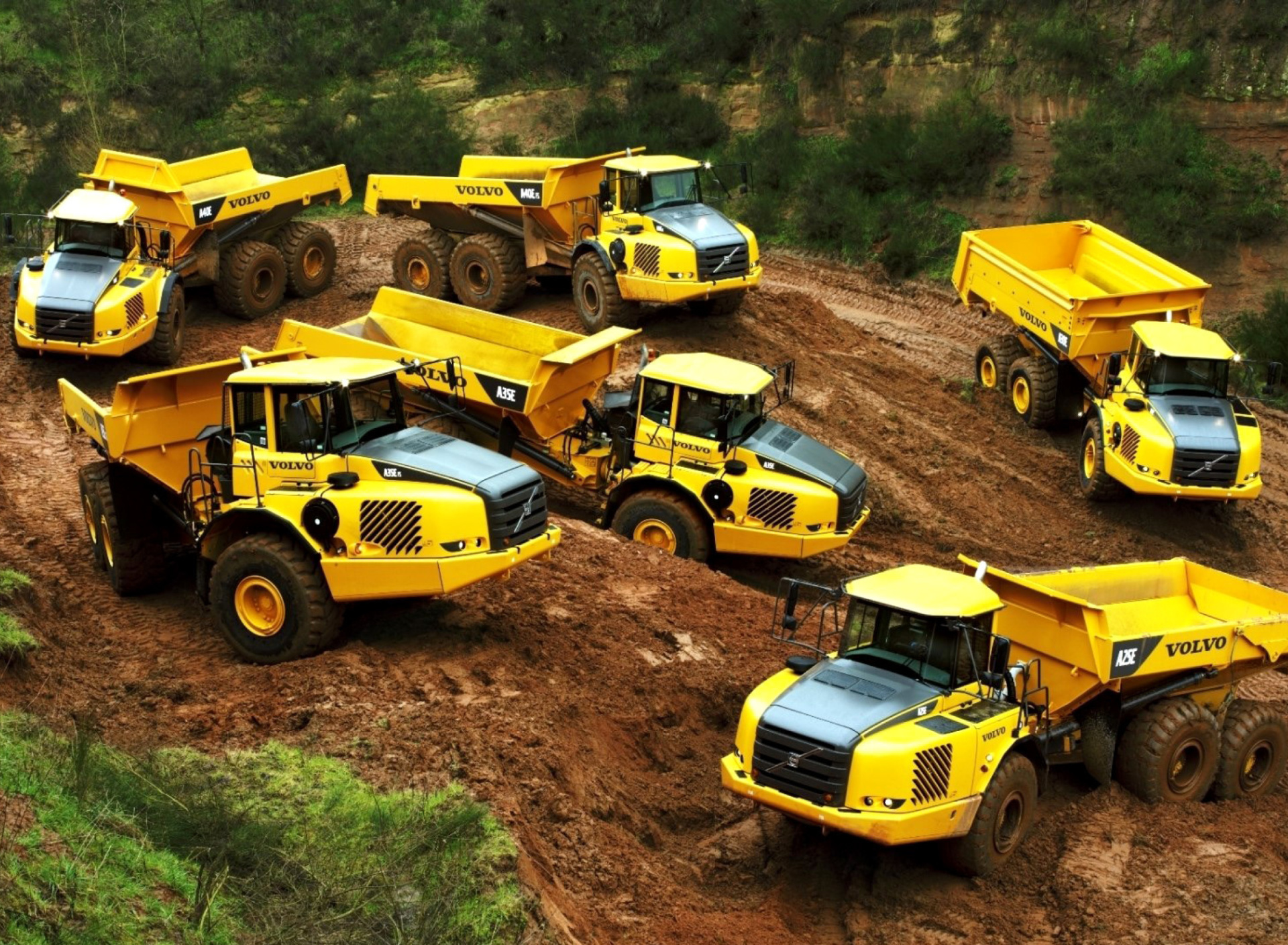 Fondo de pantalla Volvo Tippers 1920x1408