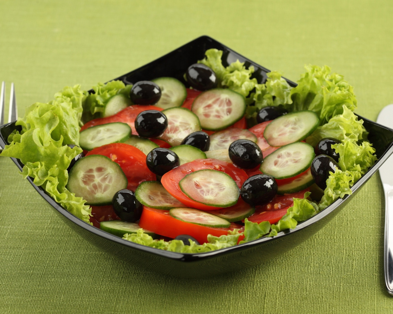 Das Fresh Salad Wallpaper 1280x1024