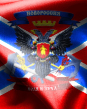 Das Novorossiya Flag Wallpaper 176x220